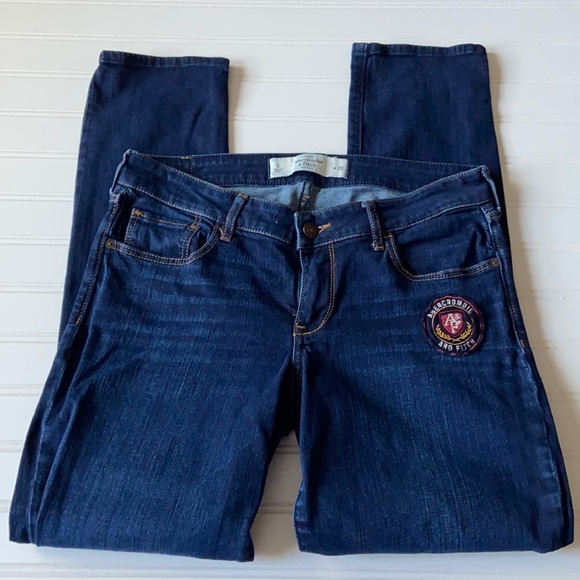 Abercrombie & Fitch Logo Jeans - Picture 1 of 5